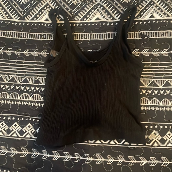Urban Outfitters Tops - Black Cropped Tank Top